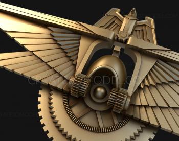 Coat of arms (GR_0156) 3D model for CNC machine